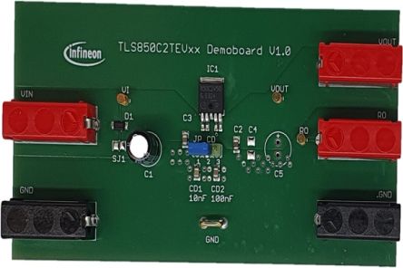 Infineon Evaluierungsplatine, TLS850C2TE V50 BOARD LDO-Spannungsregler