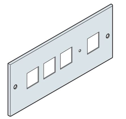 ABB Panel Serie IS2 De Acero, Para Usar Con Cajas Is2 Para Automatización