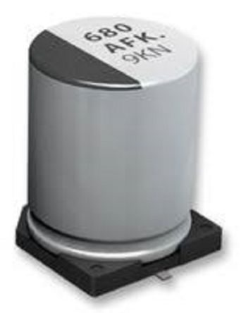 Panasonic Condensador Electrolítico Serie FP, 220μF, ±20%, 16V Dc, Mont. SMD, 6.3 X 7.7mm