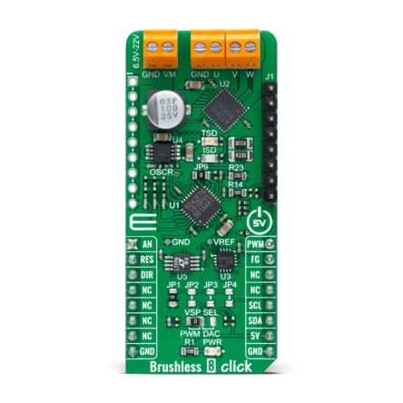 MikroElektronika Evaluierungsplatine, Brushless 8 Click Motor-Controller