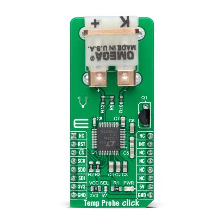 MikroElektronika LTC2986 Temp Probe Click Entwicklungskit, Luftfeuchtigkeit, Temperatur