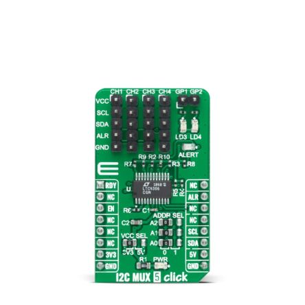 MikroElektronika I2C MUX 5 Click LTC4306 MIKROE-4453