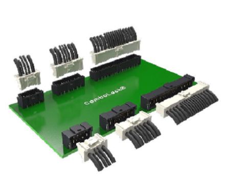 Amphenol ICC MicroSpace Kabel-Platine Steckverbinder Raster 1mm