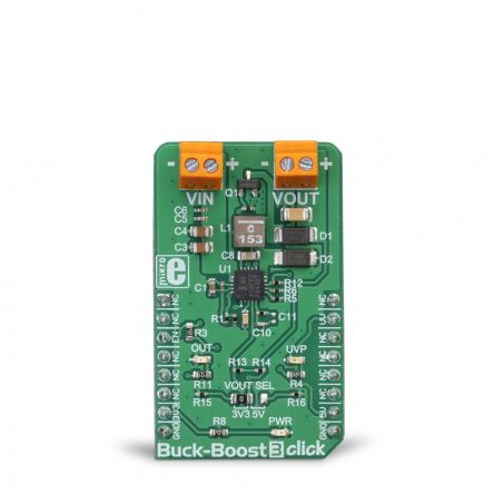 MikroElektronika ISL85403 Entwicklungsbausatz Spannungsregler, Buck-Boost 3 Click Abwärts-/Aufwärtswandler