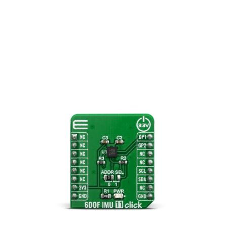 MikroElektronika Module De Développement Pour Capteur Pour Unité De Mesure D'inertie (IMU) - 6 DoF