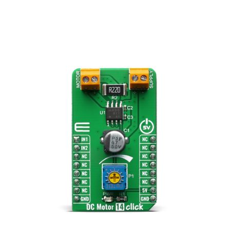 MikroElektronika TB67H450FNG. Leistung, Motor Und Robotics Entwicklungstool, DC Motor 14 Click DC-Motortreiber