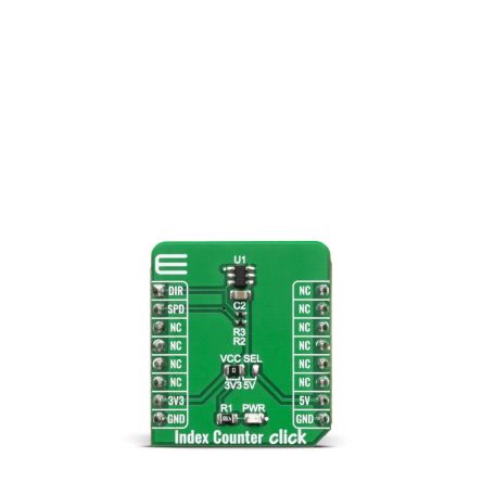 MikroElektronika TLE4966K Index Counter Click Entwicklungskit, Hall-Effekt-Sensor