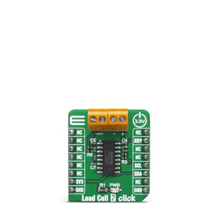 MikroElektronika NAU7802 Load Cell 2 Click Entwicklungskit