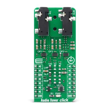 MikroElektronika Development Board, Audio, Audio Xover Click Entwicklungsmodul