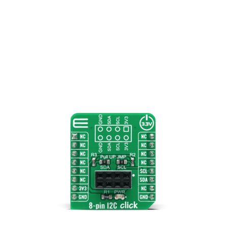 MikroElektronika Analoges Entwicklungstool, 8-pin I2C Click Sensor-Zusatzplatine
