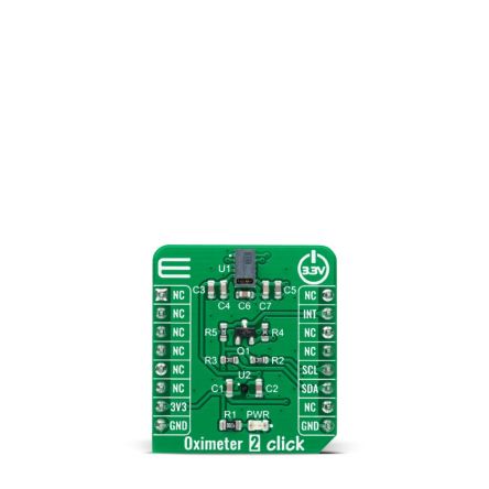 MikroElektronika Placa Click MikroBus Sensor Biométrico Oximeter 2 Click - MIKROE-4292