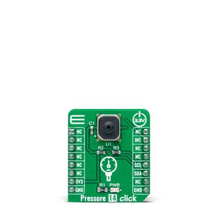 MikroElektronika ABP2LANT060PG2A3XX Pressure 14 Click Entwicklungskit, Drucksensor