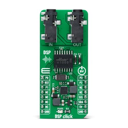 MikroElektronika MIKROE-4431 Entwicklungstool Signalumwandlung, DSP Click