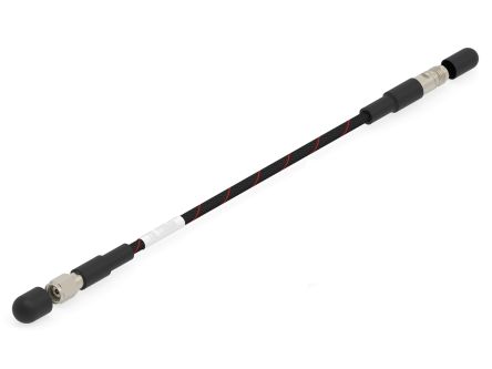 TE Connectivity Câble Coaxial, Flexible Double Shield, 1,85 Mm, / 1,85 Mm, 1m, Noir, Rouge