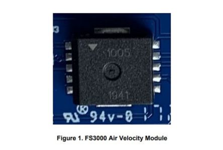 Renesas Electronics FS3000 Luft Luftstromsensor 3,3 V 1 M/s → 15 M/s Typ Luftgeschwindigkeitsmodul