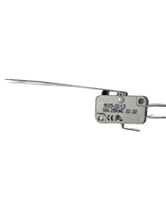 RS PRO Mikroschalter Langhebel Gerade-Betätiger Schnellverbindung, 16 A Bei 250 V AC, SPDT IP 40 60g -55°C - +85°C