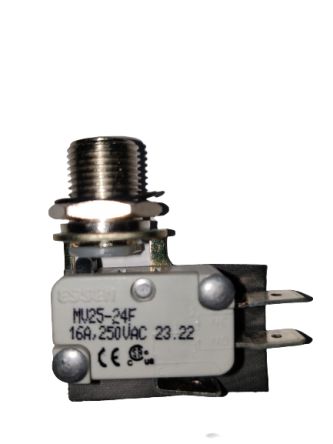 RS PRO Mikroschalter Tastend-Betätiger Schnellverbindung, 16 A Bei 250 V AC, SPDT IP 40 400g -55°C - +85°C
