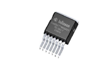 Infineon N-Kanal, SMD MOSFET 1700 V / 9,8 A, 7-Pin TO-263-7