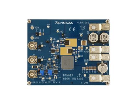 Renesas Electronics Evaluierungsplatine, 3A Source, 4A Sink, 100V, High Frequency Half-Bridge Drivers With HI/LI Or