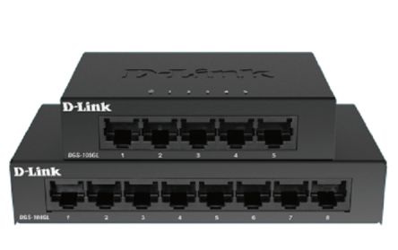 D-Link Switch Gigabit, 8 Ports, UK