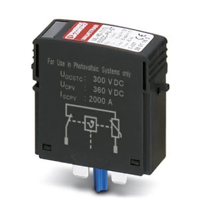 Phoenix Contact Single Phase Surge Arrester, 40kA, = 1.4kV, DIN Rail Mount