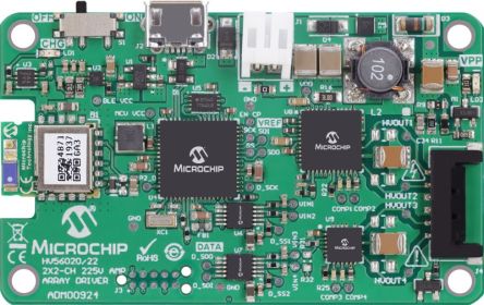 Microchip Scheda Di Valutazione HV56020_22 2X2-CH 225V AMP ARRAY DRV, Bluetooth