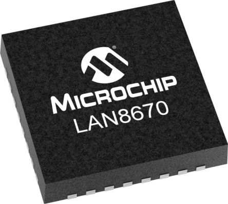 Microchip Transceptor De Capa Física LAN8670B1-E/LMX, IEEE 802.3cg, 8 Canales