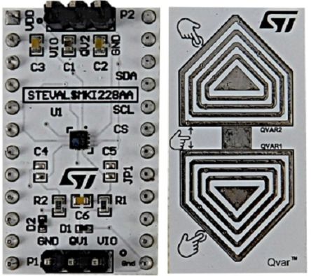 STMicroelectronics Pressure Sensor Kit With Qvar Functionality Based On ILPS22QS Entwicklungskit, Drucksensor Für