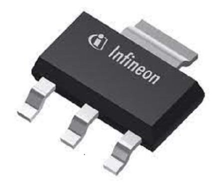 Infineon ISP25DP06LMSATMA1 P-Kanal, SMD MOSFET 60 V / 190 MA, 3-Pin SOT-223