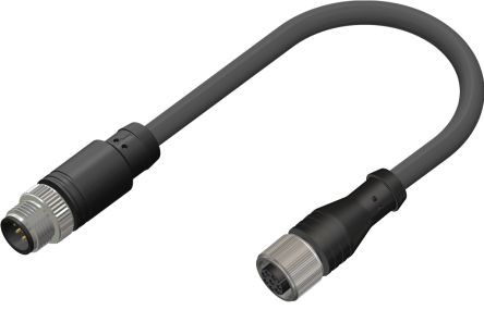 RS PRO CDF12S8-M12S8-10BPVC-SH