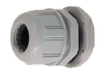 Molex 93600 Series Grey Nylon Cable Gland, M12 Thread, 3mm Min, 6.5mm Max, IP68