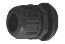 Molex 93600 Series Black Nylon Cable Gland, PG7 Thread, 3mm Min, 6.5mm Max, IP68