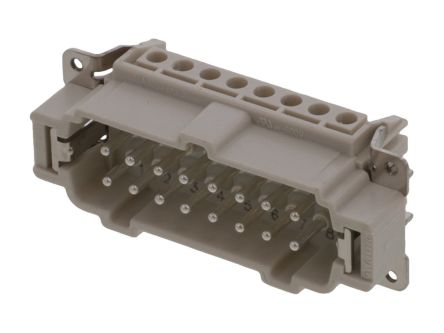 Molex 93601 Robustes Power Steckverbinder-Modul, 16-polig 16A Stecker, Schraubklemmen-Einsatz Für Elektronische