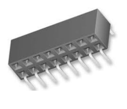 Samtec BCS Series PCB Socket, 14-Contact, 2-Row, 2.54mm Pitch