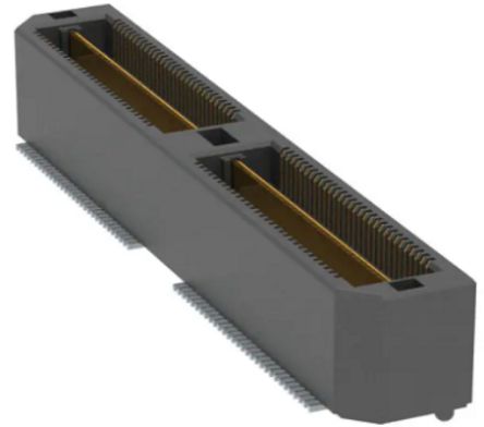 Samtec QTH Series Surface Mount PCB Header, 120 Contact(s), 0.5mm Pitch, 2 Row(s), Shrouded
