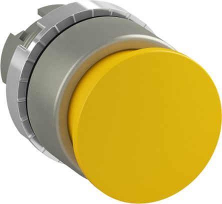 ABB 1SFA1 Drucktaster, Gelb Tastend Pilzkopf