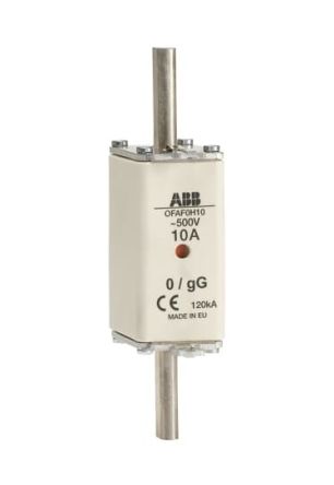 ABB Fusibile Con Linguette,, 80A, Fusibile 125 X 30 X 60mm, Standard CE 500V