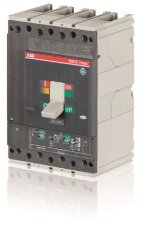 ABB MCCB Molded Case Circuit Breaker 4P 250A, Fixed Mount