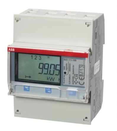 ABB 3 Phase LCD Energy Meter, Type