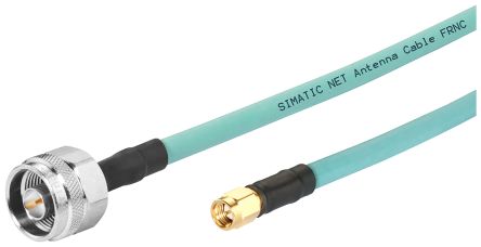 Siemens Cable Coaxial IWLAN, 50 Ω, Con. A: Tipo N, Macho, Con. B: SMA
