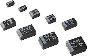 Vishay Kondensator, Tantal, 22μF, 20V Dc SMD, Gehäuse 1411