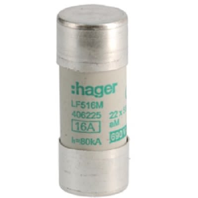 Hager Cartouche Fusible, 16A 22.2 X 58mm 690V