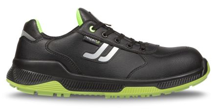 Jallatte Unisex Sicherheitshalbschuhe Schwarz, Gelb, Mit Zehen-Schutzkappe EN 20345 S3, Größe 38 / UK 5,5, ESD-sicher