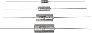 Vishay Kondensator, Tantal, 1μF, 50V Dc THT, Gehäuse Axial