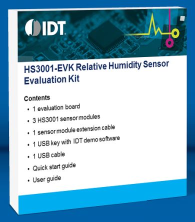 Renesas Electronics Renesas SDAH01 Evaluation Kit Entwicklungskit, Luftfeuchtigkeit, Temperatur Für HS3001 Feuchte- Und Temperatursensor