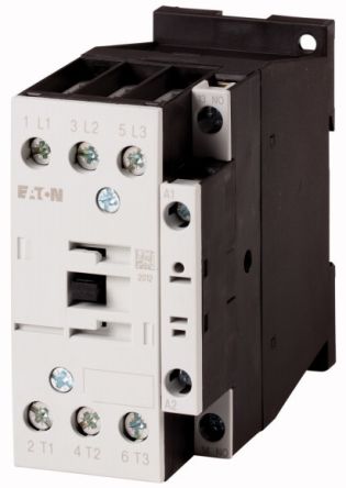 Eaton DILM Series Contactor, 240 V Coil, 3-Pole, 21 KW, 1N/O