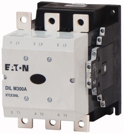 Eaton DILM Series Contactor, 500 V Coil, 3-Pole, 170 KW