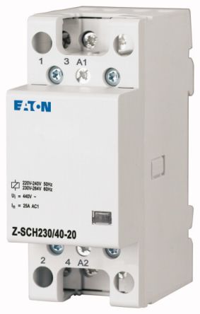 Eaton DILM Series Installation Contactor, 230 V Ac Coil, 2N/O