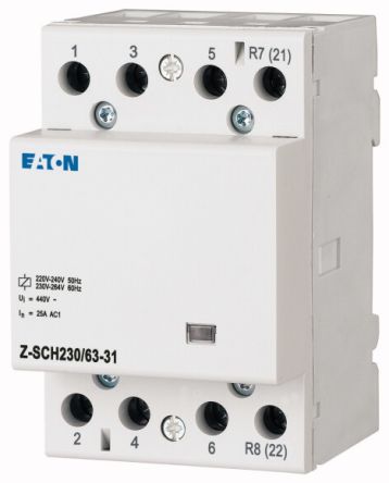 Eaton Contacteur D'installation Série DILM, 3 Contacts NO + 1 Contact NF, 230 V C.a.