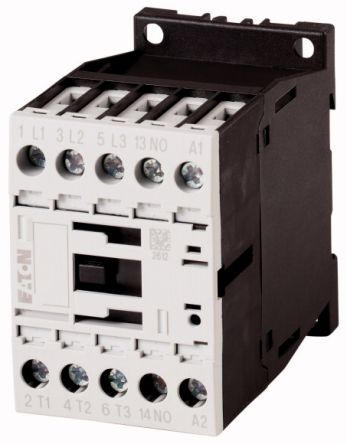 Eaton DILM Series Contactor, 240 V Coil, 3-Pole, 3.5 KW, 1N/O